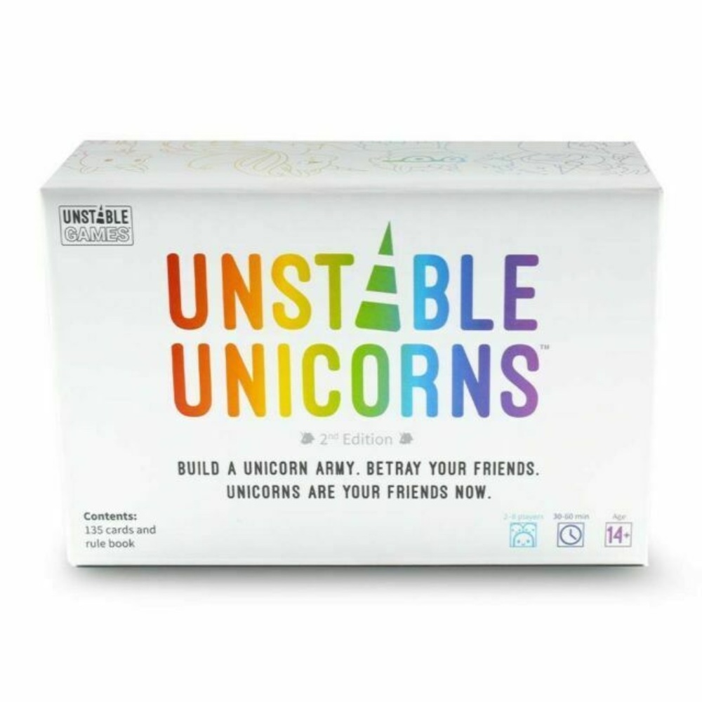 TeeTurtle Unstable Unicorns Card Game - A strategic card game and party Game